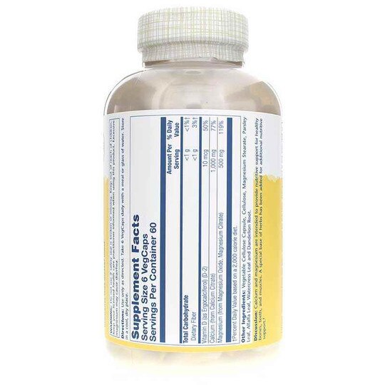 Cal-Mag Citrate 2:1 Ratio plus Vitamin D-2, SLR